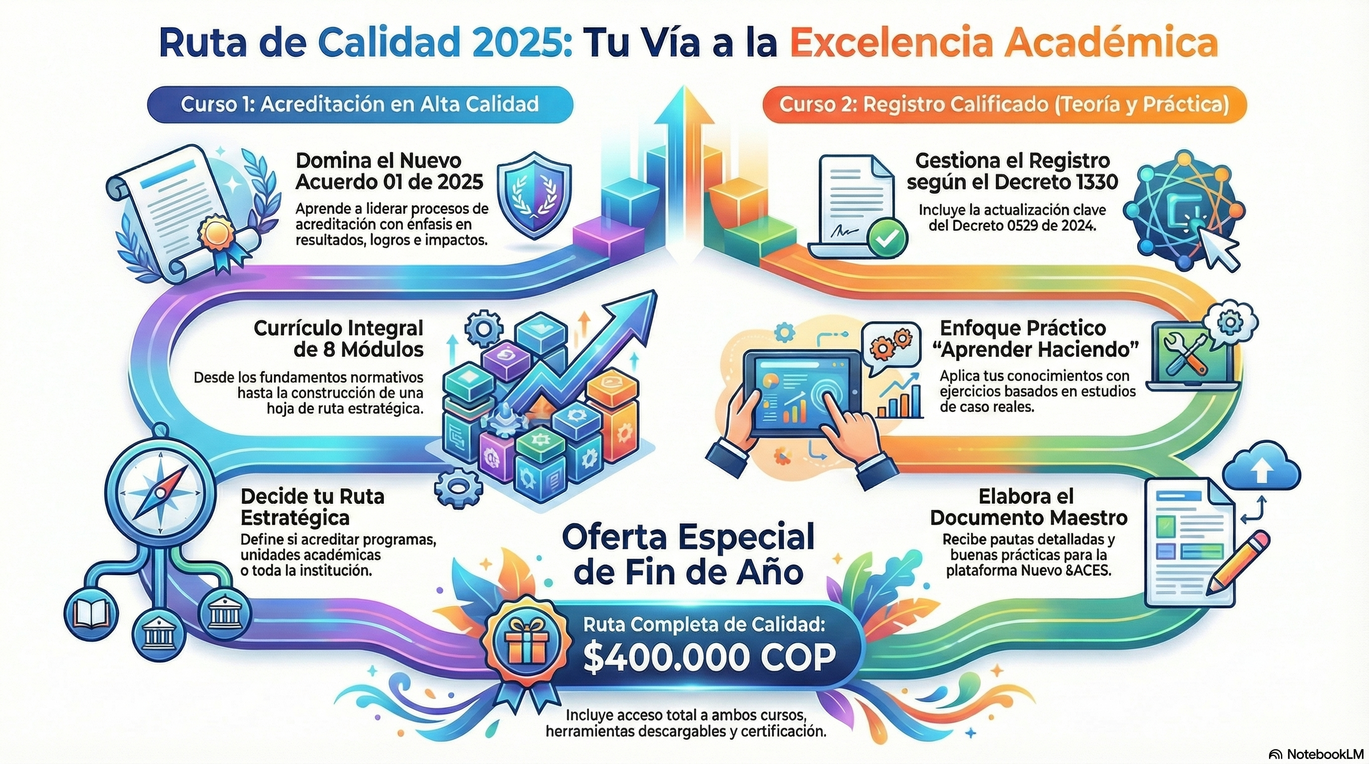 Curso Virtual Ruta de Calidad 2025: Acreditación y Registro Calificado Analítica Académica